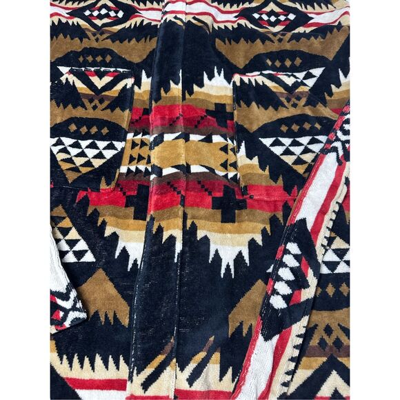 NWT Pendleton Unisex Patterned Long Sleeve Plush Terry Velour Robe Size S/M - Picture 11 of 12